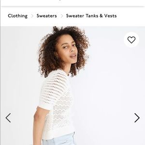 Atwater Crochet Sweater Tee- Madewell